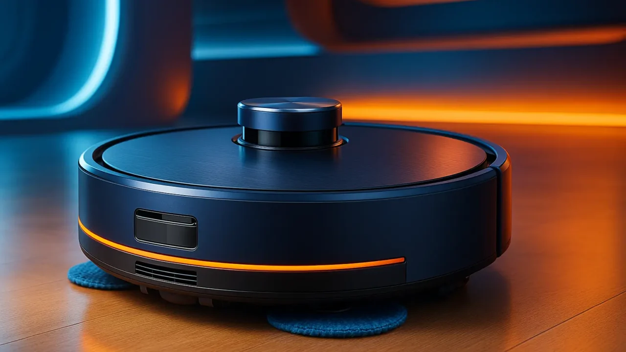 Aspirador Robô Midnight: Varre, Aspira e Passa Pano