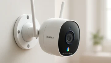 Câmera Externa Inteligente Full HD Wi-fi Full Color iME 500 Branco Intelbras