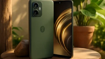 Smartphone Motorola Moto G34 5G 256GB 8GB RAM + 8GB RAM Boost Verde - Vegan Leather