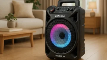 Caixa de Som Amplificada Mondial Thunder XII: Potência e Conectividade Versátil