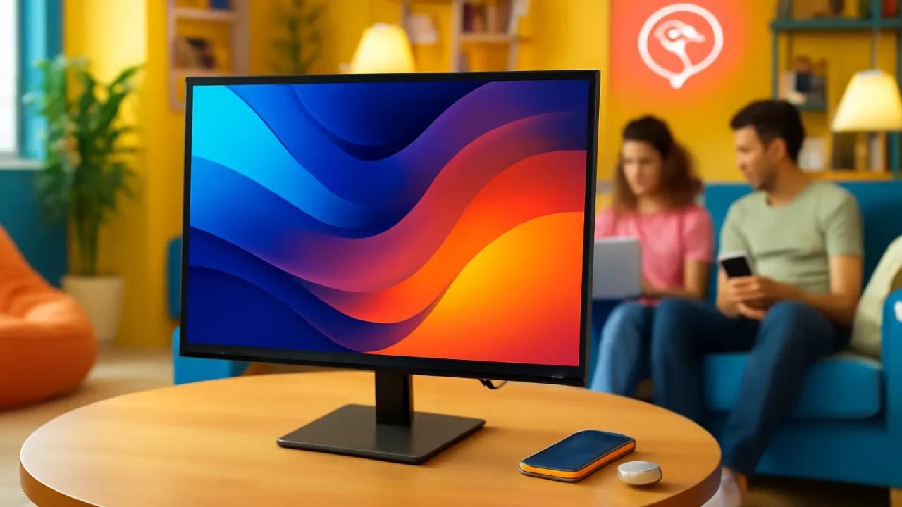 Monitor 19.5" LED, Widescreen, 75Hz, 2ms, HD, HDMI, VGA, VESA, Ajuste de inclinação - 3green M195WHD