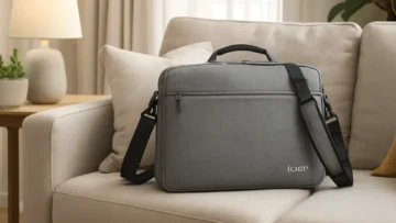 Lacdo 15.6" 360° de proteção Bolsa de ombro para notebook