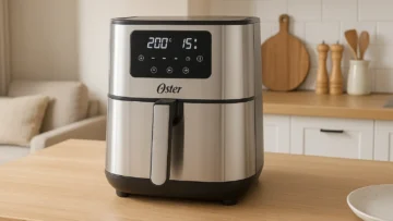 Fritadeira Digital Inox Oster 5L: praticidade e elegância na cozinha