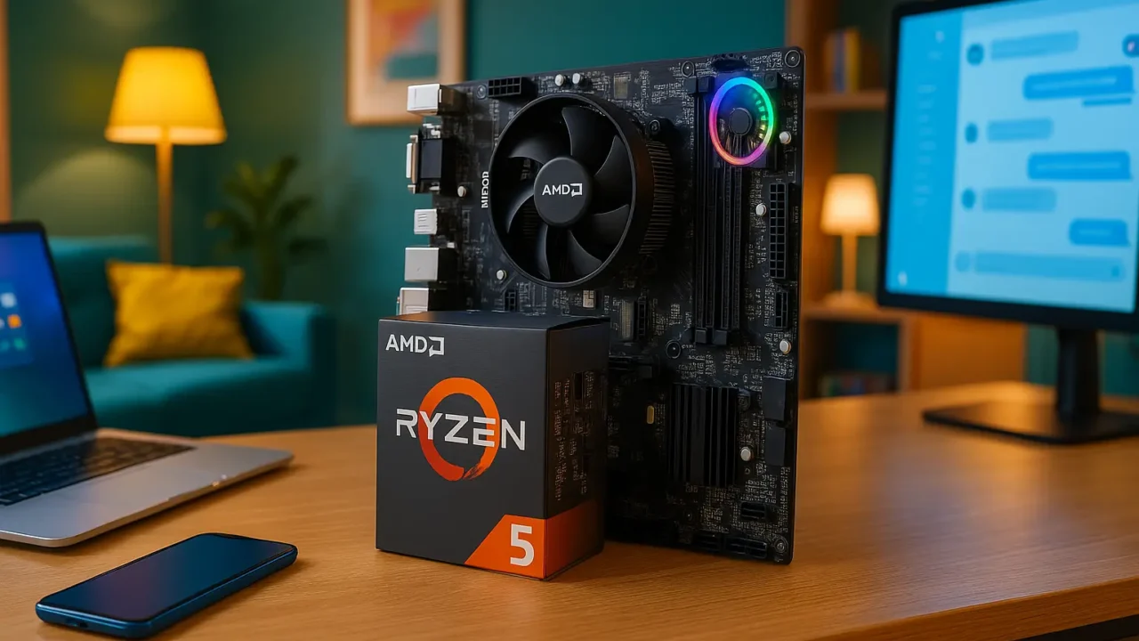 KIT UPGRADE AMD RYZEN 5 5600GT: Potência e Praticidade Pronta para Usar