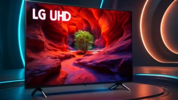 Smart TV 4K 55" LG UHD 55UT8050: Potência e Conectividade de Ponta