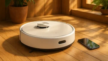 Aspirador de Pó Robô 3 em 1 com App Inteligente e Passa Pano