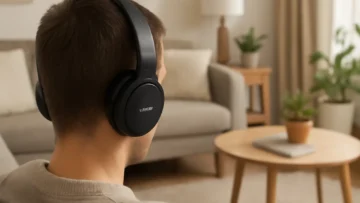 Headphone Philips Wireless BT Preto TAH1205BK/00: Conforto e Som de Qualidade