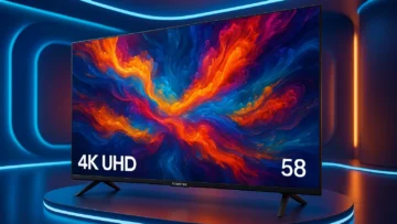 Hisense Smart TV UHD 4K DLED 58A6K: Imagem Vibrante e Controle por Voz