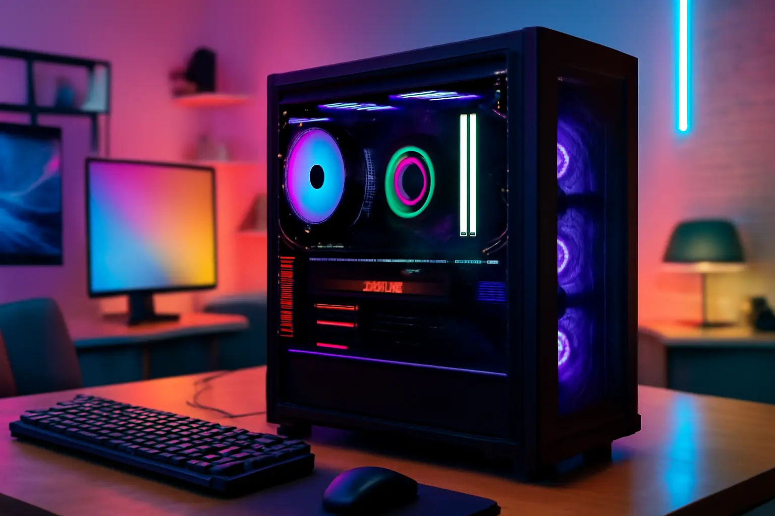 Monte seu PC: Ryzen 9 7950X3D, RX 7800 XT, 32GB, 2TB SSD