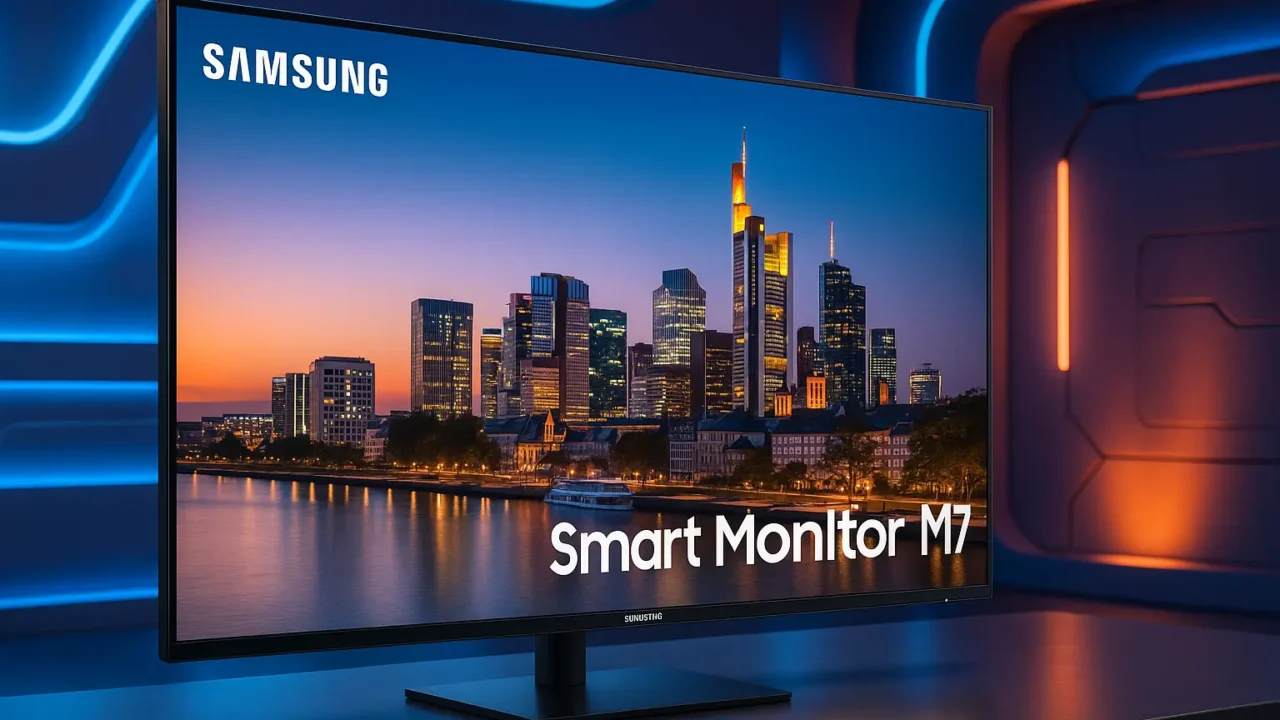 Samsung Smart Monitor M7 43" 4K: versatilidade e potência