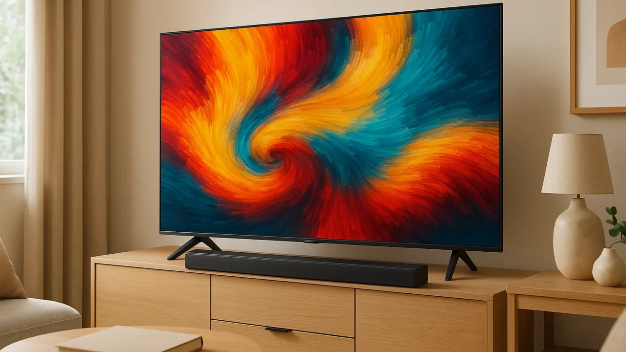 Smart TV 50 QLED 4K 50Q60D + Soundbar: Imersão Completa em Qualidade e Som