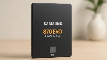 Samsung 870 EVO 4TB: desempenho confiável para profissionais