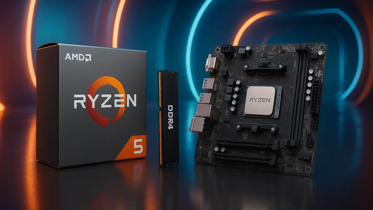 KIT Upgrade AMD Ryzen 5 5600GT com 16GB DDR4: Desempenho e Eficiência