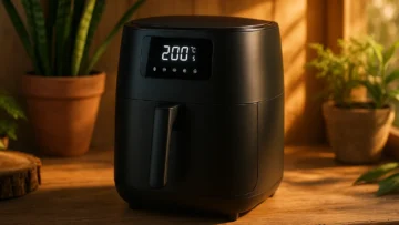 Fritadeira Air Fryer EOS 8,2L Digital All Black: Capacidade e Estilo