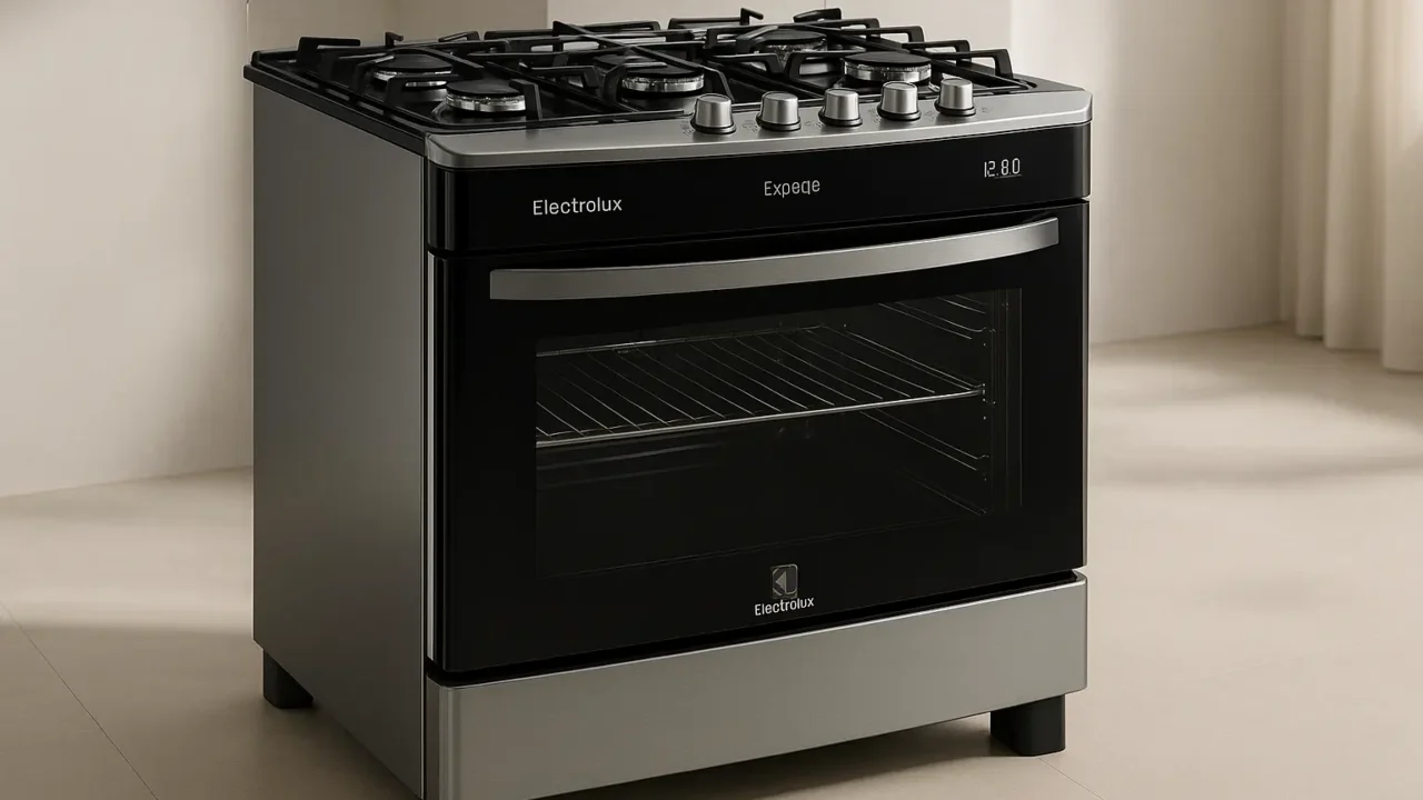 Electrolux Experience 5 Bocas com VaporBake e Mesa de Vidro