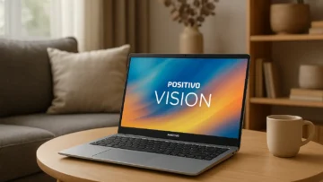Notebook Positivo Vision i15: Full HD, SSD e Design Portátil