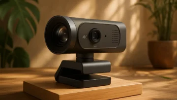 Webcam 4K com Zoom 10X e Microfone Duplo: Imagem Profissional