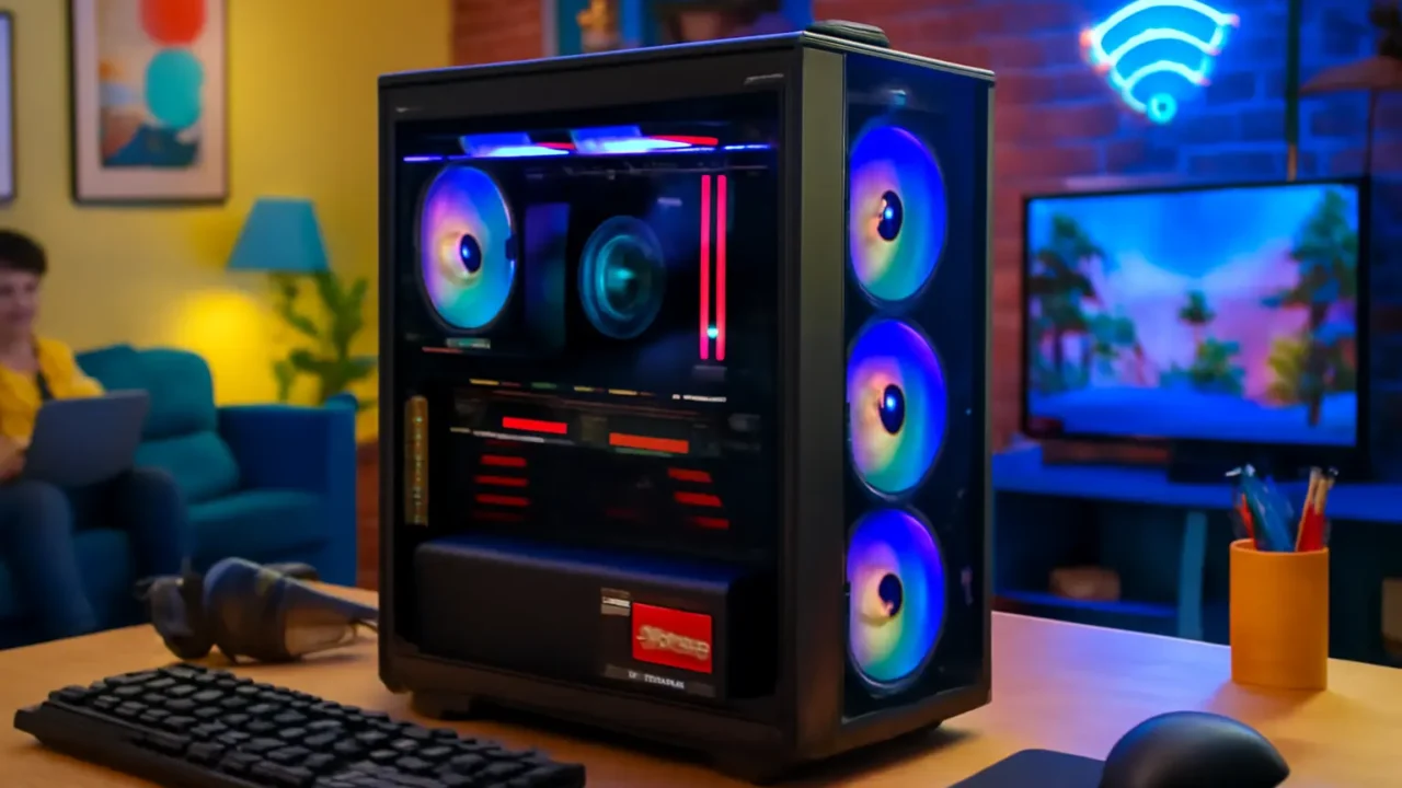 Monte seu PC: Ryzen 5 5600, Radeon RX 7600, 16GB, 480GB SSD