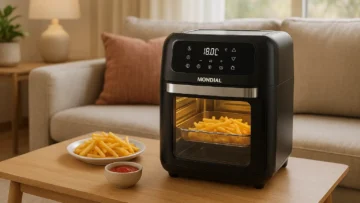 Fritadeira Mondial Air Fryer Forno 12L com Painel Digital