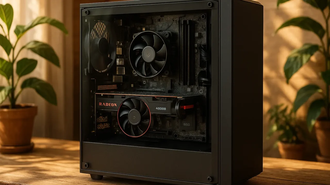 Monte seu PC: Ryzen 5 5500, RX 580, 16GB, 480GB SSD