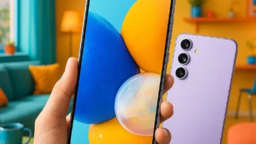 Galaxy A55 5G: Tela Vibrante e Câmera de 50MP