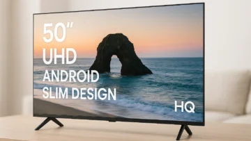Smart TV HQ 50" UHD com Android e Design Slim