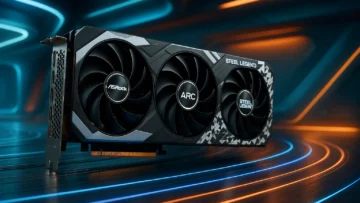 GPU ASROCK Intel Arc B580 Steel Legend 12G: desempenho e robustez em jogos