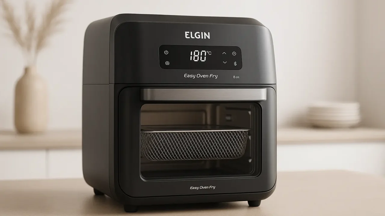 Fritadeira Easy Oven Fry 3 em 1 Elgin – Assa, Frita sem Óleo e Reaquece