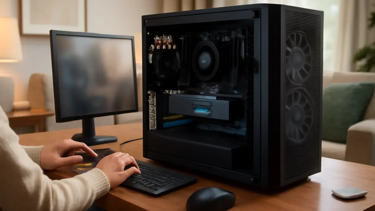 Monte seu PC: Ryzen 5 5600, Intel ARC B570, 16GB, 480GB SSD