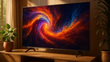 Smart TV Toshiba 75" QLED 4K com Google TV: Imersão Total