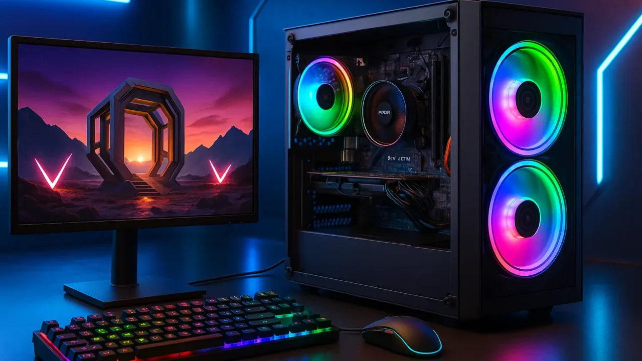 PC Gamer AMD Ryzen 5 8500G com Monitor 19" e Kit RGB: Desempenho e Custo-Benefício