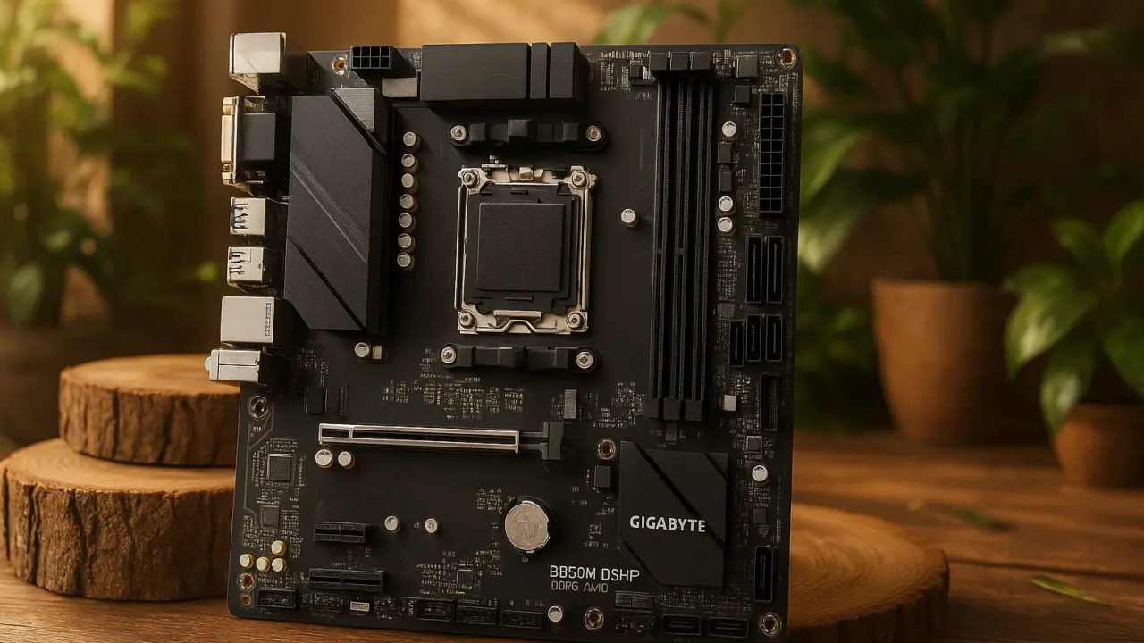 Placa Mãe Gigabyte B650M D3HP com Suporte DDR5 e AM5