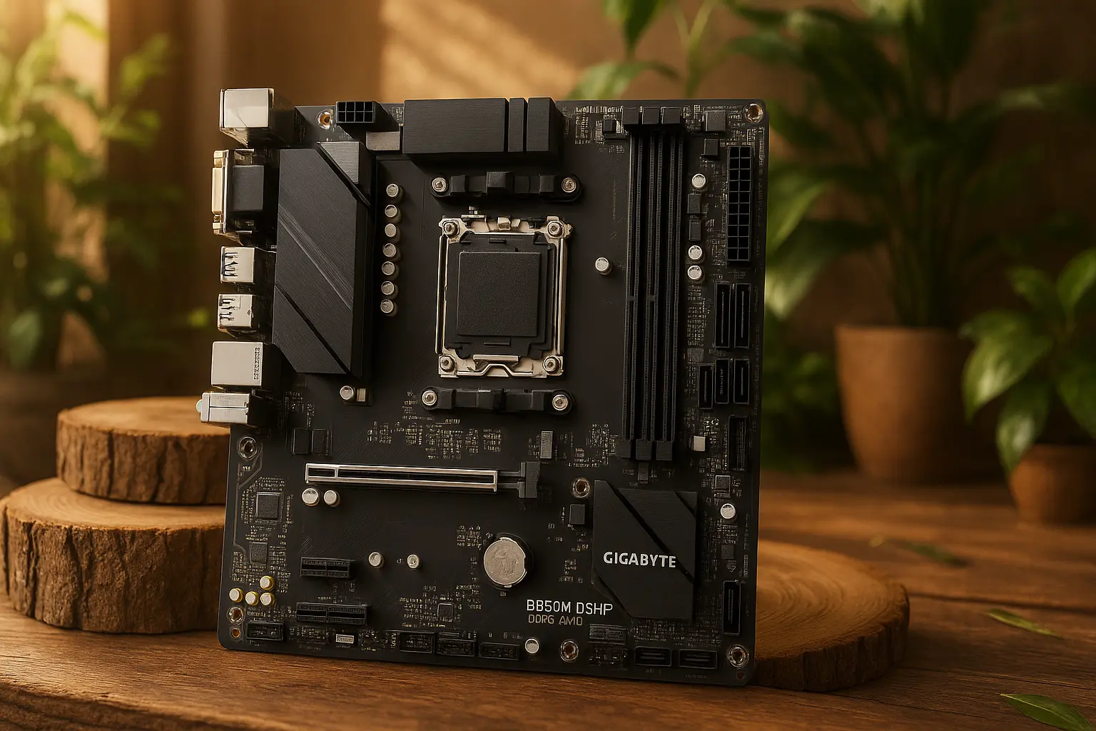 Placa Mãe Gigabyte B650M D3HP com Suporte DDR5 e AM5