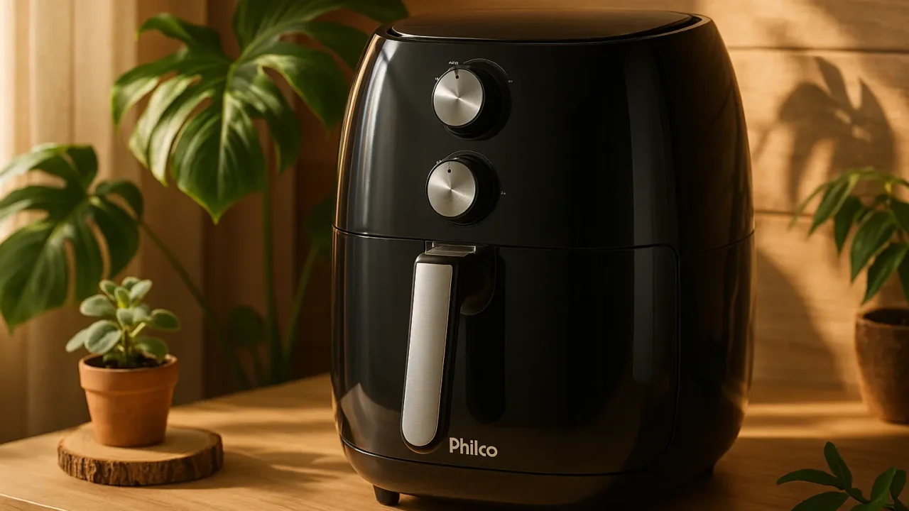 Philco Air Fryer 5,5L PAF55A: Cesto Quadrado e Potência de 1500W