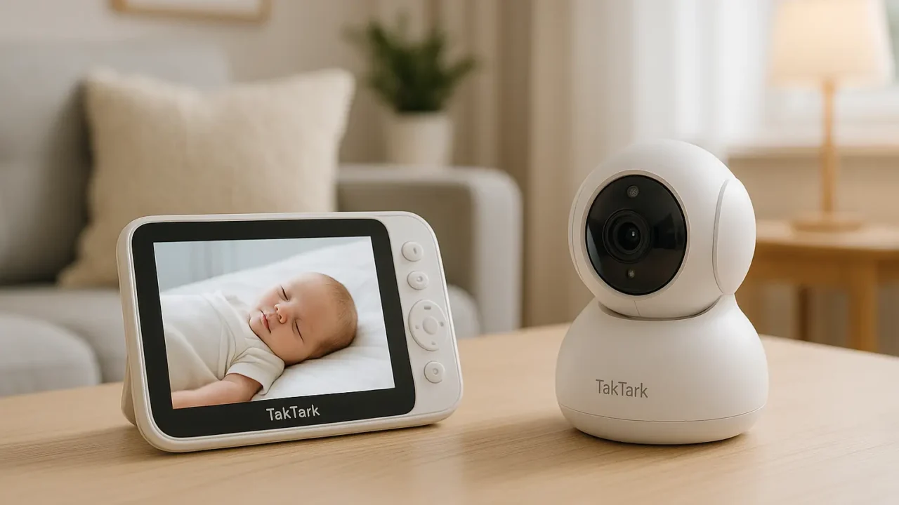 TakTark Babá Eletrônica Câmera: Monitor Seguro e Prático para Pais Modernos