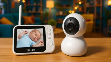 TakTark Babá Eletrônica com Câmera: Segurança e Conforto para Pais
