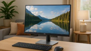 Monitor Dell de 24" P2425H: Nitidez e Conforto Visual Profissional