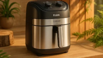 Fritadeira Elgin Chrome Fry Inox 8L: Potência e Capacidade