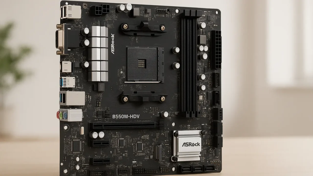 ASRock B550M-HDV: Eficiência e Suporte Ryzen AM4