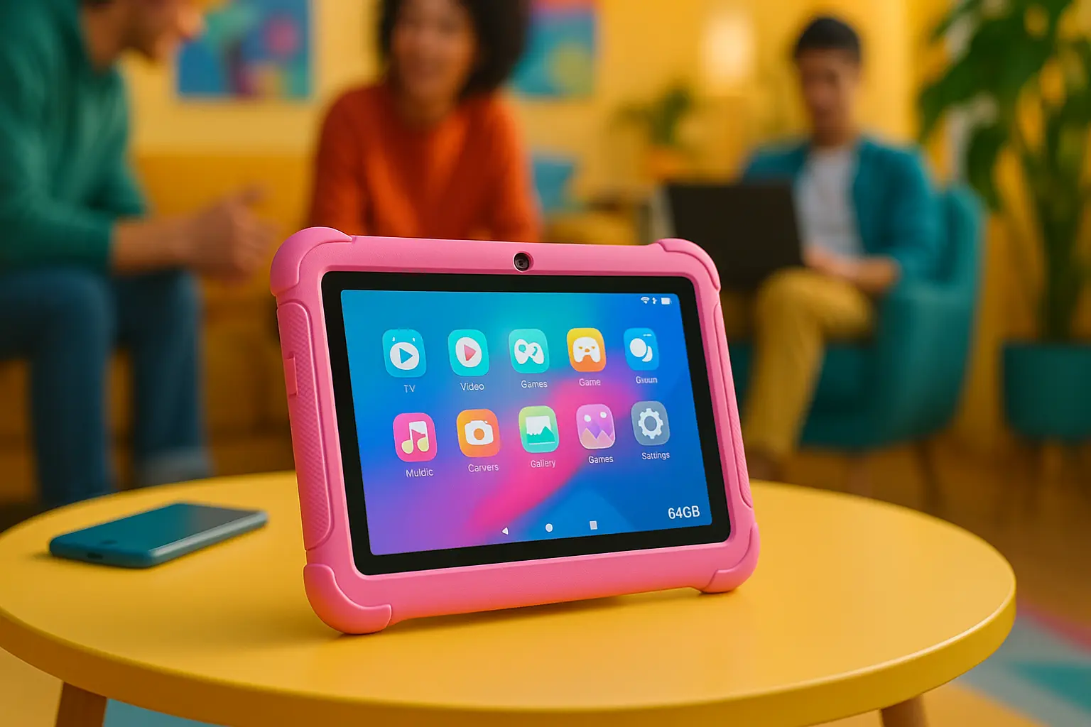 Tablet Kid Pad Rosa 64GB: Diversão Segura e Conectada