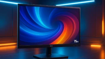 Monitor 19.5" LED Widescreen 75Hz com HDMI e VGA