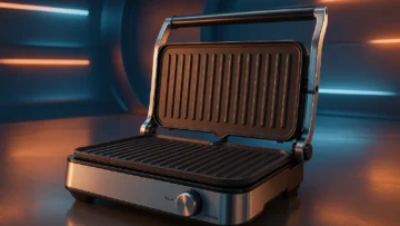 Grill Philco 2 em 1 com Abertura 180° e Chapa Antiaderente