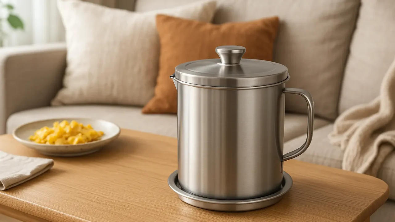 Pote de Filtro de Óleo Inox ZYODUOB: Praticidade e Eficiência