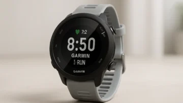 Garmin Forerunner 55: Monitor Cardíaco com GPS para Atletas