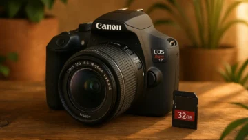 Canon EOS Rebel T7 com Cartão 32GB: Versatilidade e Qualidade