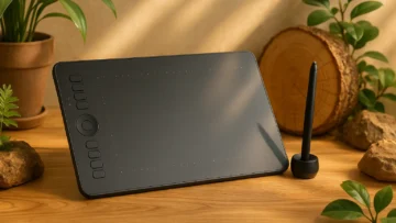 HUION HS610: Mesa Digitalizadora com Caneta sem Bateria