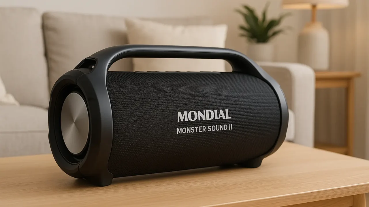 Caixa de Som Mondial Monster Sound II Bluetooth: Potência Portátil com 60W