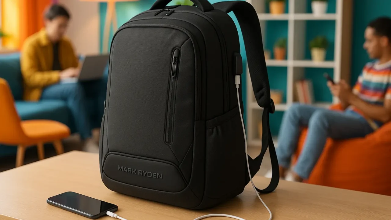 Mochila MARK RYDEN Executiva com USB e Estilo Esportivo
