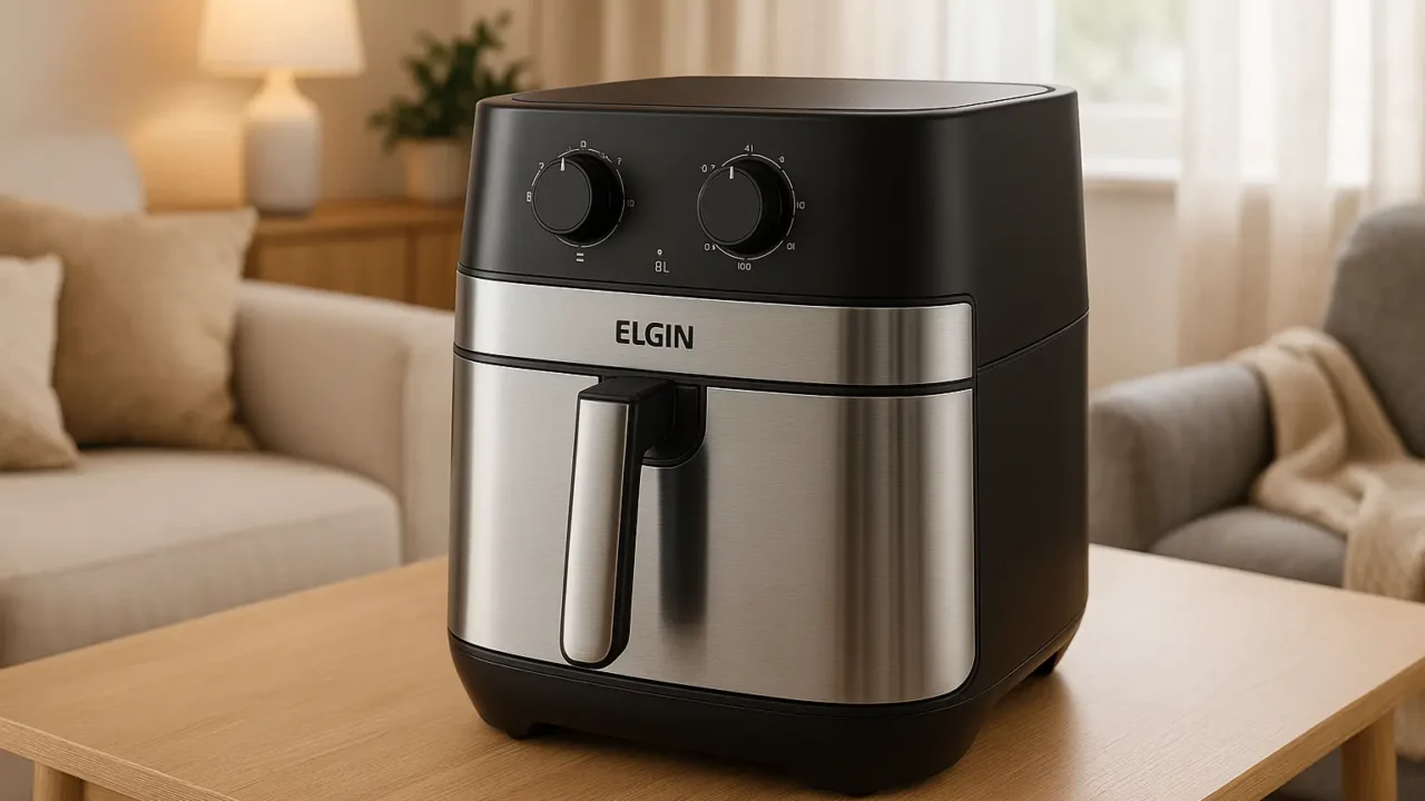 Fritadeira Elgin Chrome Fry Inox 8L: Capacidade e Potência