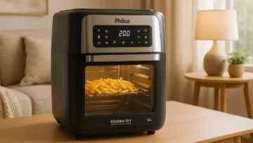 Fritadeira Philco Kitchen Art: Painel Digital e 12L